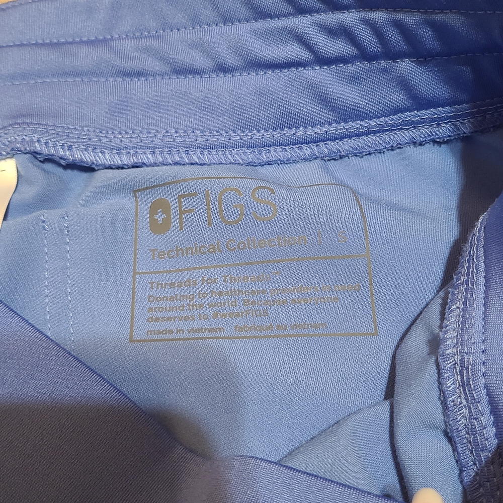 Figs Light Blue Joggers Size S - Picture 2 of 5